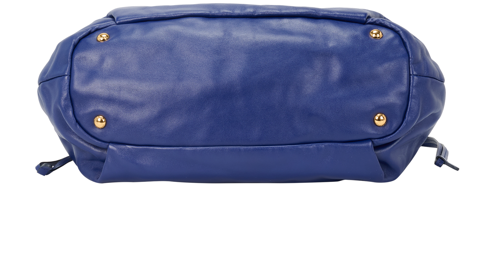 Drawstring 2-Way Tote, &pound;630, Handbags, Blue, Leather, Top view